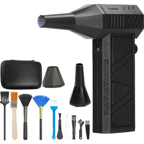 Mini ventilatore elettrico aspiratore per campeggio all'aperto, 130.000 giri/min, per auto, soggiorno, camera da letto, ufficio