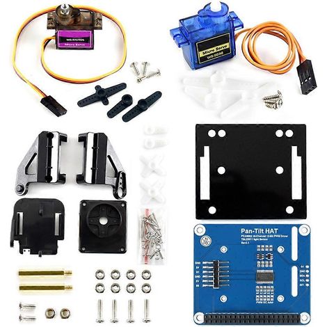 Für Raspberry Pi 4 2-DOF Pan Tilt HAT Lichtintensitätssensor I2C-Schnittstelle 40-PIN GPIO-Erweiterungsplatine (1/5)