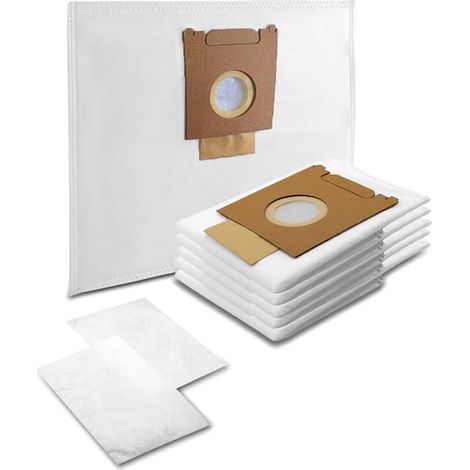 Sacs d'aspirateur compatibles , sacs de rechange, lot de 10 Bosch Typ VBBS07Z35M, FD9608 (1/5)