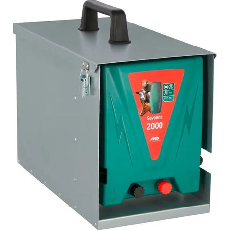 Cerca eléctrica ako savanne 2000 3,2J batería 12V