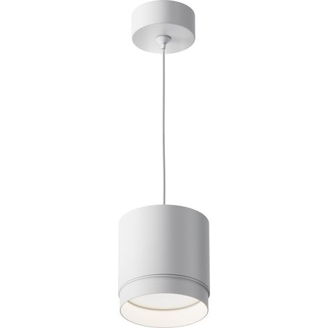 Lampada a sospensione tubolare bianca Ø8,2 Maytoni Polar (1/2)
