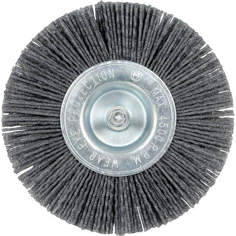Einhell - Spazzola per fughe in nylon (accessori per la pulizia delle fughe, larghezza 10 mm, diametro 110 mm, adatta per Einhell GE-CC 18/110 Li E-Solo)