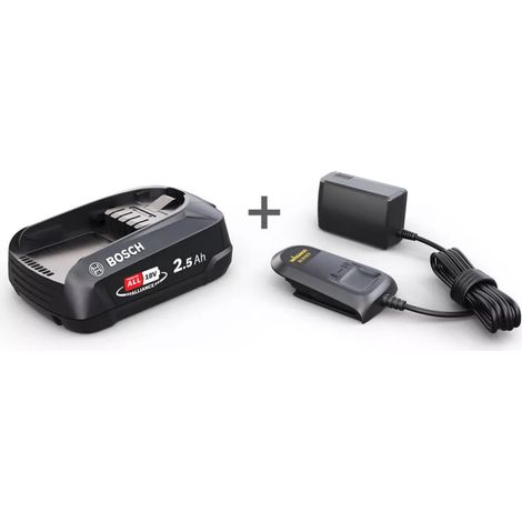 batteria di ricambio wagner "bosch starter kit" 18 v 2.5 ah