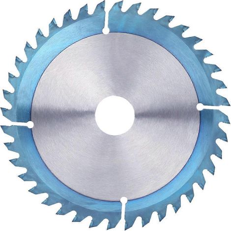 Lame de scie circulaire à revêtement bleu, disque de coupe pour bois, diamètre intérieur 1", 40 dents (diamètre extérieur 6")