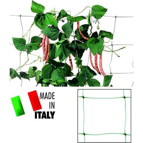 Rete Plastica Per Rampicanti Rotolo Mt. 50 H.Cm. 150