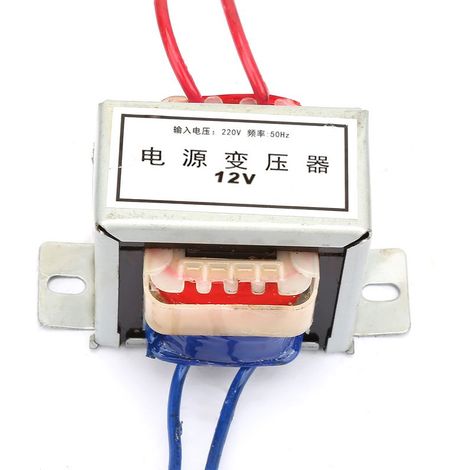 Transformateur électrique 12V 12W, entrée 220V 50Hz, alimentation unique (1/3)