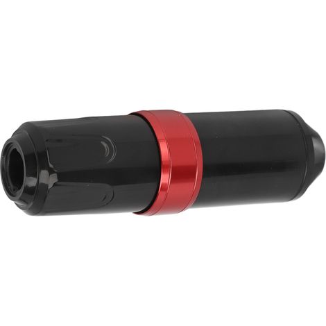Stylo à tatouer rotatif à longueur de course réglable, cartouche d'aiguille avec interface RCA, pour débutants et artistes tatoueurs, noir et rouge. (1/5)