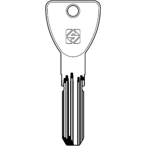 CHIAVE PUNZONATA VIRO MC27R SILCA - OTTONE NICHELATO - 2 pezzi