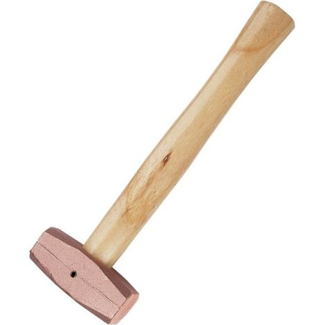 USAG 390 MAZZETTA MARTELLO MAZZUOLA A DOPPIA TESTA QUADRA PIANA IN RAME 1000 gr