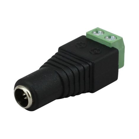Überwachungsstromanschluss: Lötfreie DC-Buchse auf 12-V-DC-Stecker auf 12-V-Schraubknopf (1/5)