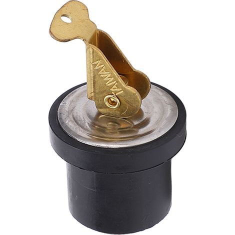 Tapón de drenaje de compresión de latón ZJchao de 19 mm, herrajes marinos con junta de goma para el espejo de popa del vivero de barcos y yates (7/8 pulgadas (2974b2)) (1/5)
