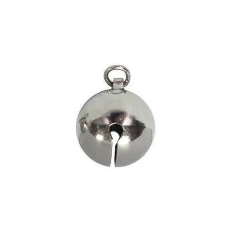FPLUS cascabeles de 20 mm. , Cascabel de laton con anilla niquelado.