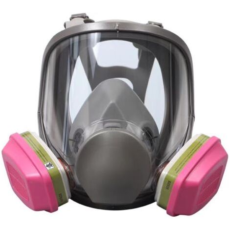 Masque Respiratoire, Masque Respiratoire RéUtilisable 6800 avec Filtres, AntibuéE, Respirateur Contre les Vapeurs Organiques (1/5)