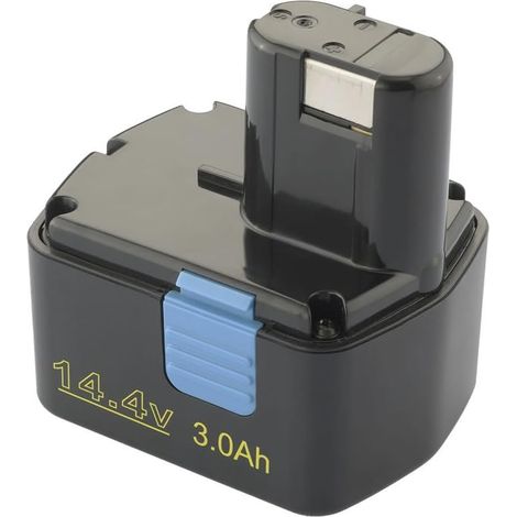 Batterie pour Hitachi EB 1412S EB 1414 EB 1424, Ni-MH 3000mAh 14,4V (1/5)