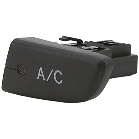 Botón pulsador de repuesto para sistema de aire acondicionado 6554KX para Citroën C1 2005-2014, Peugeot 107 2005-2014 y Aygo Mk1, botón pulsador de aire acondicionado con tapa.