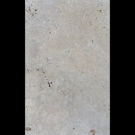 Carrelage pierre naturelle TRAVERTIN SILVER gris 40x60 cm 1er choix EP.12MM - 0.99m² (1/5)