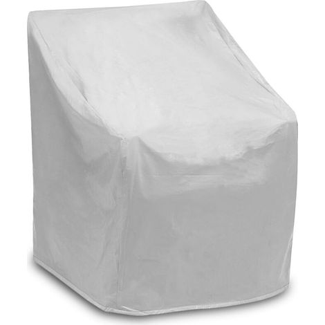 Housse de protection pour chaise en osier résistant aux intempéries, style classique, gris, 64 x 64 x 70/120 cm, gris (1/3)