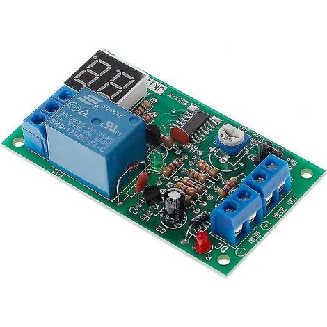 Module de relais temporisé 12 V CC avec minuterie LED et interrupteur de coupure temporisée (1/5)