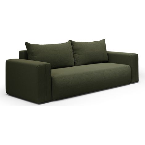 3-Sitzer-Sofabett mit Truhe Bliss Tannengrün