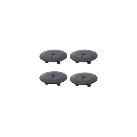 Lot de 4 Joints d'Évier en Caoutchouc Noir 55 mm, Accessoires Étanches pour Cuisine, Remplacement Robuste et Durable (1/4)