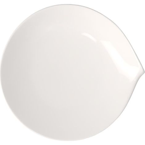 Assiette Plate, 28 x 27 cm, Porcelaine, Blanc (1/5)