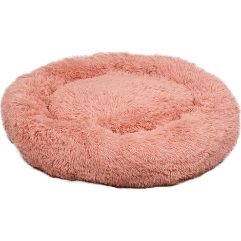 Coussin KREMS rond, couleur vieux rose ø 70 cm anti stress pour chiens - Flamingo