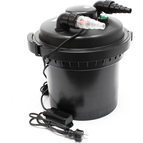 SunSun CPF-280 Filtro a pressione con UVC 11 W e chiarificatore per laghetti fino a 8.000l d’acqua