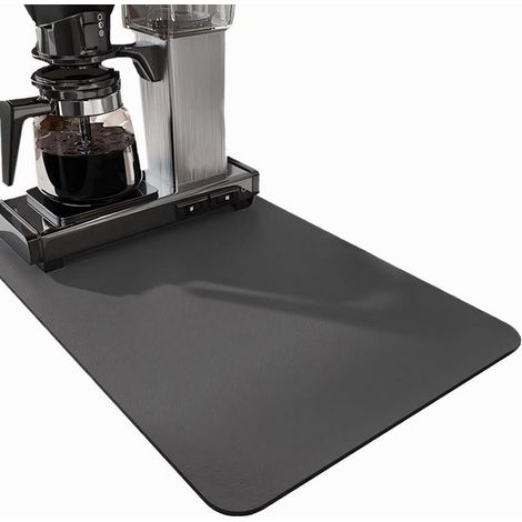 Alfombrilla grande para lavavajillas con base antideslizante,60 x 40 cm,gris (1/5)
