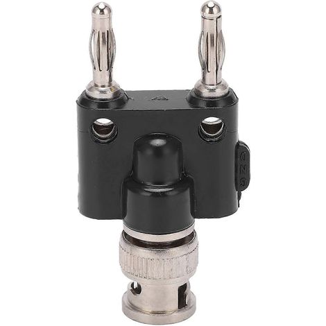Adaptateur U28 BNC mâle vers double fiche banane, accessoire de test pour oscilloscope (1/4)