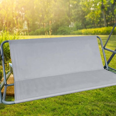Replacement Cover for Hollywood Swing Seat Cover Waterproof UV Protection Swing Seat Cover for Swing Seat (Grey, 148 x 50 x 50 cm) (1/5)