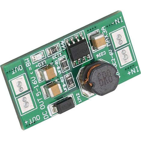 Module convertisseur Boost, carte d'amplification de puissance ABS, entrée USB 5V à 12V, sortie maximale 8W. (1/5)