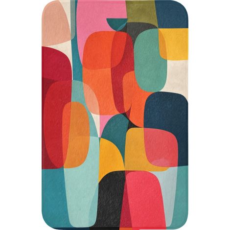 TAPPETINO PER WC Forme - Colorate - Astratte - Aerei 50x80 cm