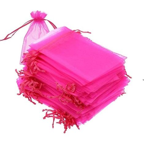 Lot de 100 sachets en organza transparents, 10 x 15 cm (4 x 6 pouces).