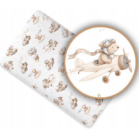 Drap en coton POUR berceau, motifs 120x60 (1/5)