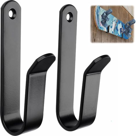 Skateboard-Wandhalterung aus Edelstahl mit Aufbewahrungshaken – Longboard-Snowboard-Boardhalter (1/5)
