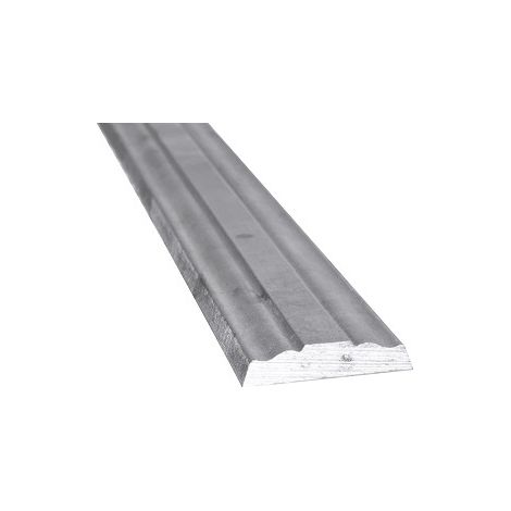 Profil en aluminium mouluré - Longueur 1250mm largeur 45mm épaisseur 10mm - À souder ou à visser - DECO FER FORGE (1/2)