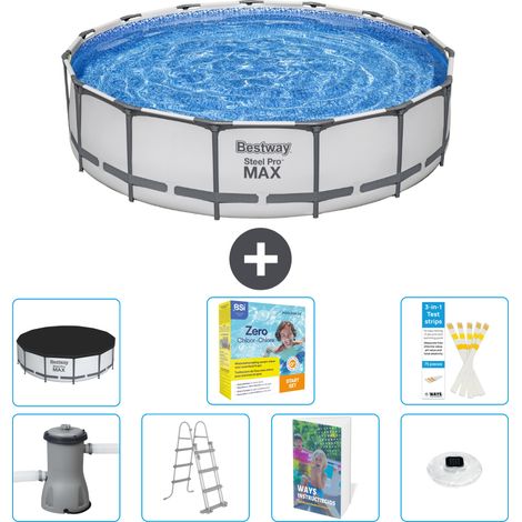 Bestway Bestway Steel Pro MAX Ronde - 457x122 cm - 8-pièces S526 (1/4)