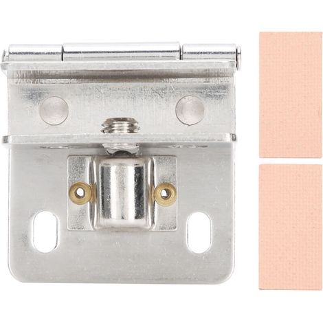 Porte en verre avec charnière et support d'angle en acier inoxydant - Fournitures ménagères (1/5)