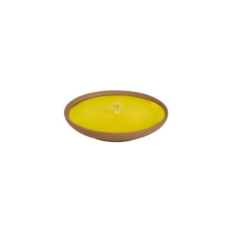 CITRONELLA MEDIA IN CIOTOLA DI TERRACOTTA- - ø cm.15x3,5h. - 30 pezzi LAPILLO