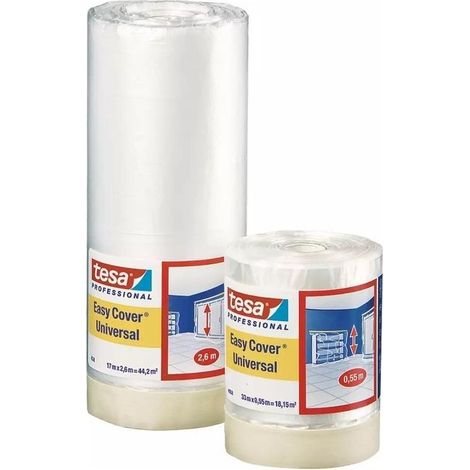 Pellicola Easycover 33m x 1400mm + nastro adesivo TESA - 04368-00009-02