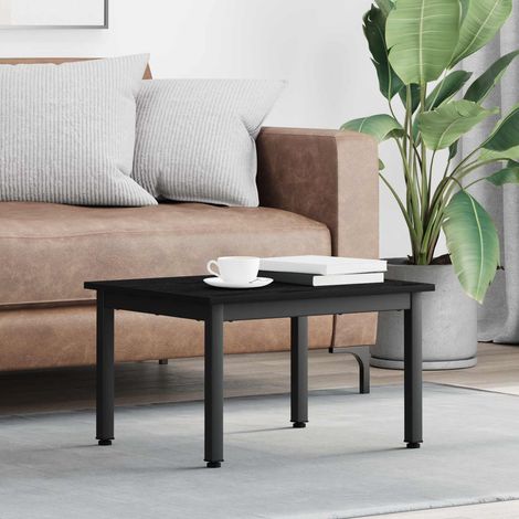 Couchtisch Schwarz Eichen-Optik 60 x 50 x 36 cm Holzwerkstoff