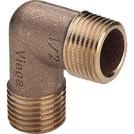 Viega Kolano GZ/GW 1 90° gunmetal laiton raccord