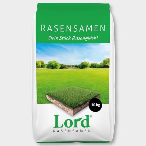Lord Rasensamen Teppichrasen 10 kg Zierrasen Qualitätsrasen Grassamen