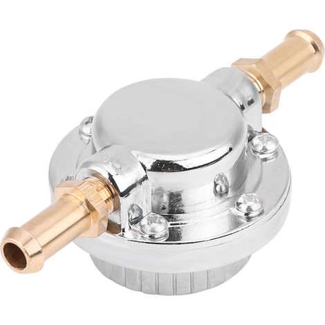 Régulateur de pression de carburant universel gunmetal, ajustable, soupape de régulation pour carburateur