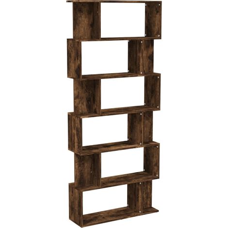 Maison Exclusive - Libreria/Divisorio Rovere Fumo 80x24x192cm in Legno Ingegnerizzato (1/5)