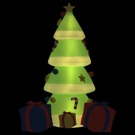 Inflatable Christmas Tree with LEDs 240 cm vidaXL (1/5)