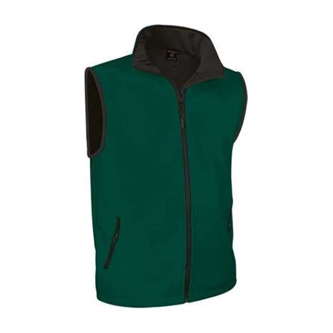 Chaleco softshell multicapa VALENTO Tundra M Verde Botella