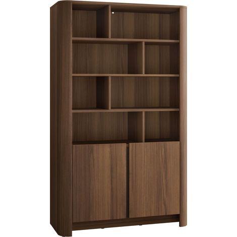 Estantería Figal , Abierto, Con puertas, Aglomerado laminado, Número de puertas: 0, Número de cajones: 0, 170x103x39cm (1/5)