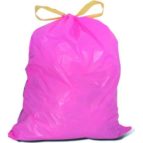 Sacchi Sacchetti Pattumiera Virosac Saccopratico Rosa Cm 55X65 Conf. 24 Rotoli da 12Pz