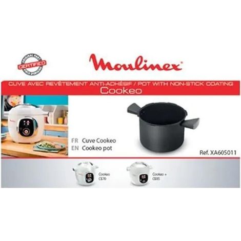Cubeta COOKEO con asas SS-994792, XA605011 MOULINEX
